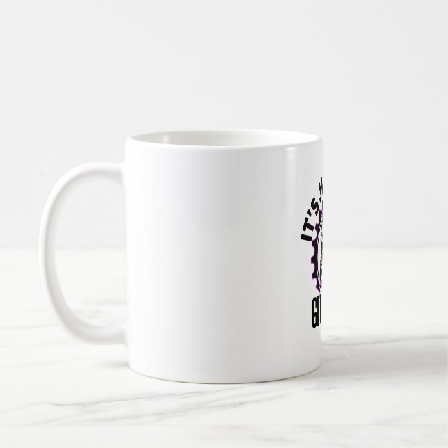 Caneca De Café É só uma colina superando. (Esquerda)
