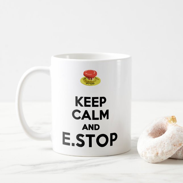 CANECA DE CAFÉ E STOP (Com Donut)