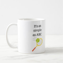 Caneca De Café É tão simples quanto a Mug de Café ABC