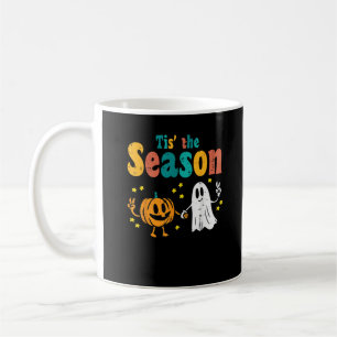 Caneca De Café É Temporada de Abóbora Folha de Café com Leite Sof