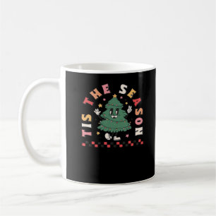 Caneca De Café É Temporada Retro Halloween Assustadora Temporada 