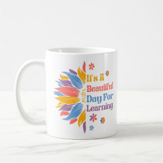 Caneca De Café É um belo dia para aprender