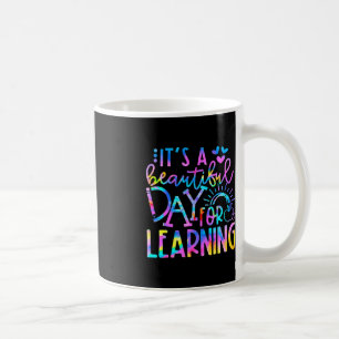 Caneca De Café É Um Belo Dia Para Aprender Tie Dye De Volta A S