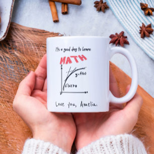 Caneca De Café É um bom dia para aprender matemática