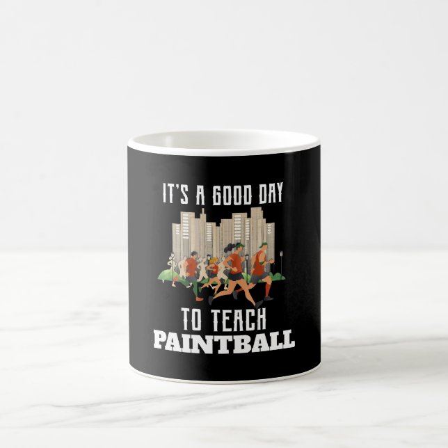 Caneca De Café É Um Bom Dia Para Ensinar Paintball (Centro)