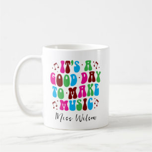 Caneca De Café É um bom dia para fazer música retrô