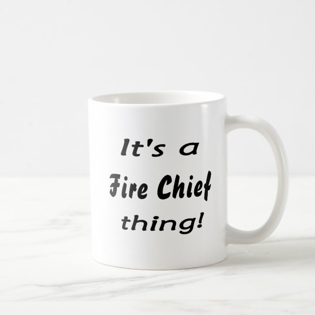 Caneca De Café É um chefe dos bombeiros da coisa! (Direita)
