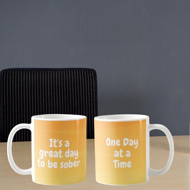 Caneca De Café É um dia Excelente para ser mais sóbrio - presente (Criador carregado)