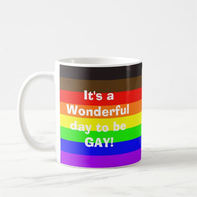 Caneca De Café É um dia maravilhoso (Esquerda)