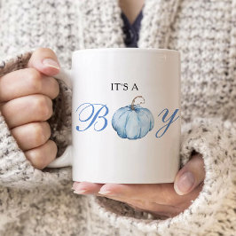 Caneca De Café É um Menino Bebê Abóbora