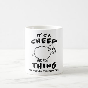 Caneca De Café É Um Presente De Design Ovelino Que Ovina O Farma