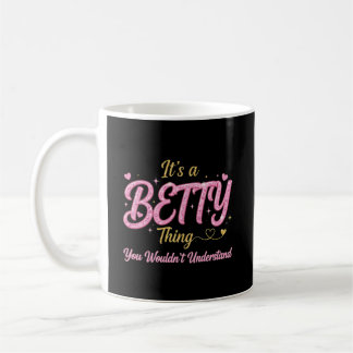 Caneca De Café É Uma Coisa de Betty Rosa Dourado Presente para Mu