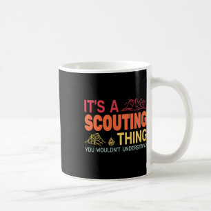 Caneca De Café É Uma Coisa De Escotismo Mochileiro Acampamento Me