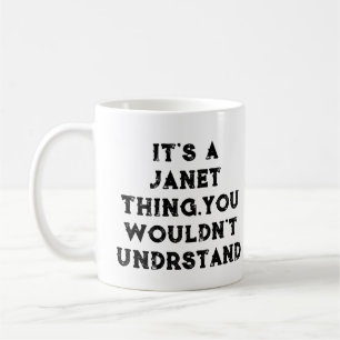 Caneca De Café É Uma Coisa de Janet Que Você Não Iria Entender Vi