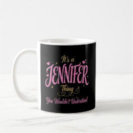 Caneca De Café É Uma Coisa de Jennifer Rosa Dourado Presente para