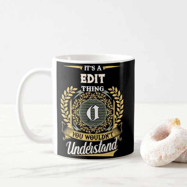 Caneca De Café É uma Coisa de O que Você Não Entenderia (Com Donut)