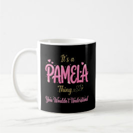 Caneca De Café É uma Coisa de Pamela Rosa Dourado Presente para M
