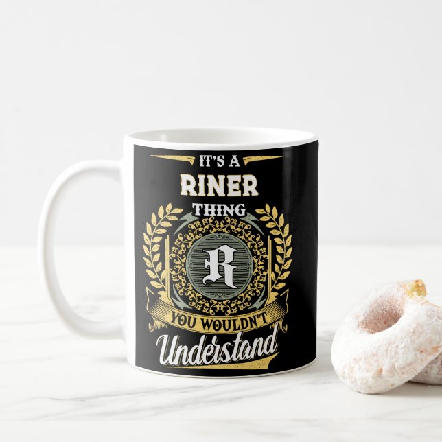 Caneca De Café É uma Coisa de RINER que Você Não Entenderia (Com Donut)