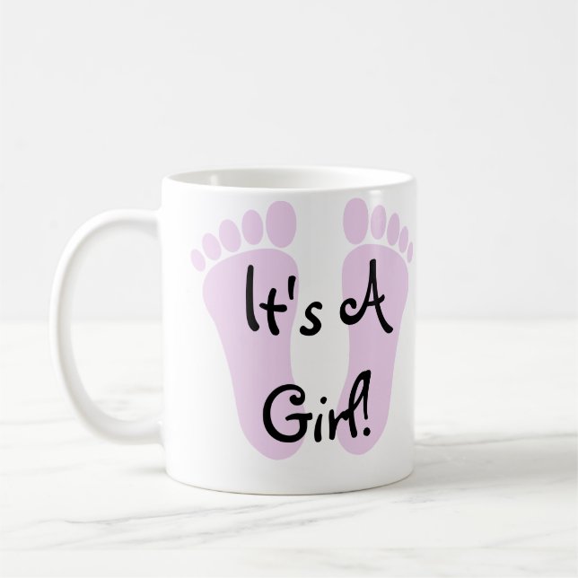 Caneca de Café É uma Menina (Esquerda)