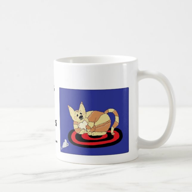 Caneca De Café É uma vida de gatos (Direita)