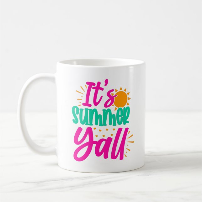 Caneca De Café É Verão Y'all-54808 (Esquerda)