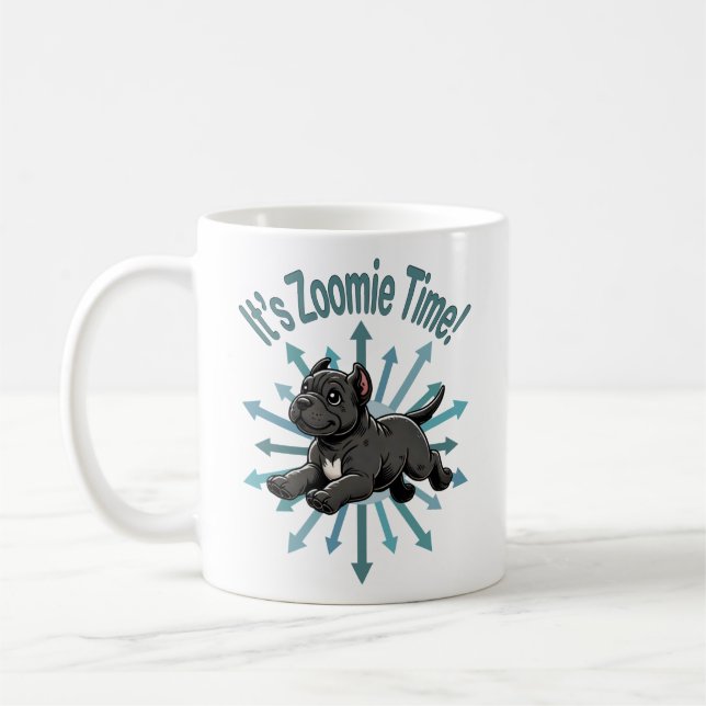 Caneca De Café É Zoomie Time Cane Corso (Esquerda)