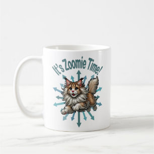 Caneca De Café É Zoomie Time Maine Coon Cat