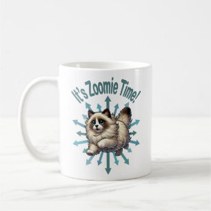 Caneca De Café É Zoomie Time Ragdoll Cat