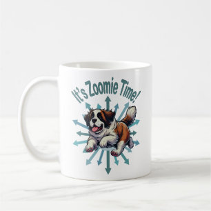 Caneca De Café É Zoomie Time Santo Bernard