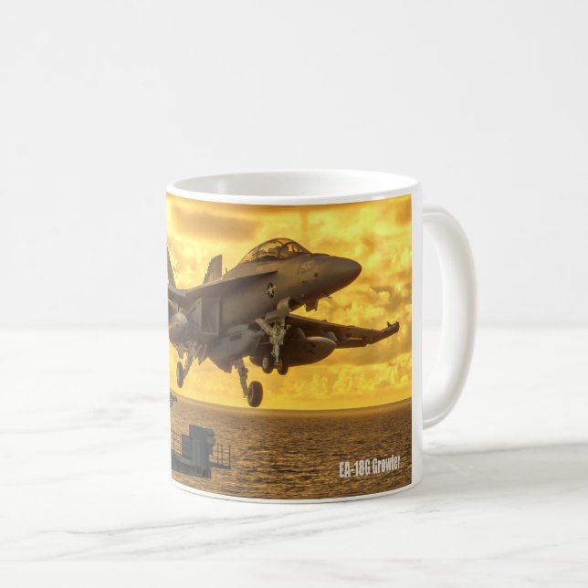 CANECA DE CAFÉ EA-18G GROWLER (Frente Esquerda)