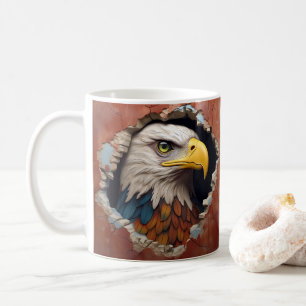 Caneca De Café Eagle Breaking Out Wall Cup, Mug