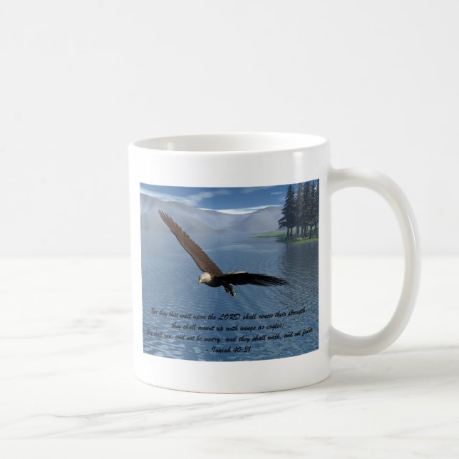 Caneca De Café Eagle com escritura (Direita)