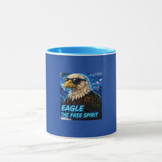 Caneca de Café Eagle Free Spirit (Centro)