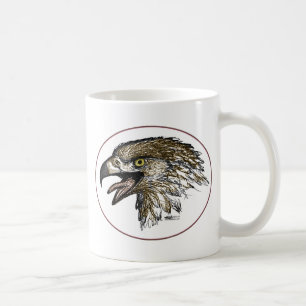 Caneca De Café Eagle Gritando