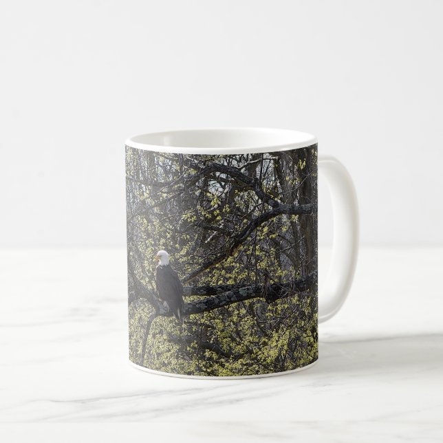 Caneca De Café Eagle Lookout Painterly Coffee Mug (Frente Esquerda)