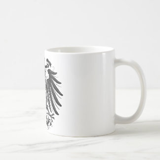 Caneca De Café Eagle prussiano preto