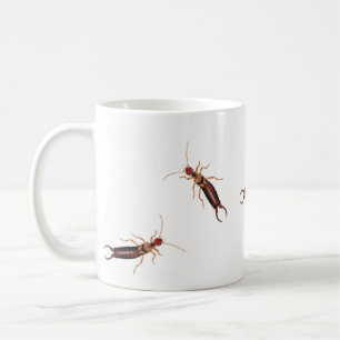 Caneca De Café Earwigs bonitos