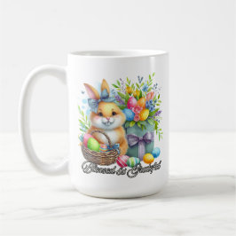 Caneca De Café Easter Blessings- Blessed & Grateful Coffee Mug