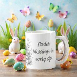 Caneca De Café Easter blessings in every sip