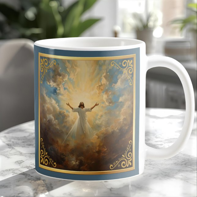 Caneca De Café Easter Resurrection Religious  (Criador carregado)