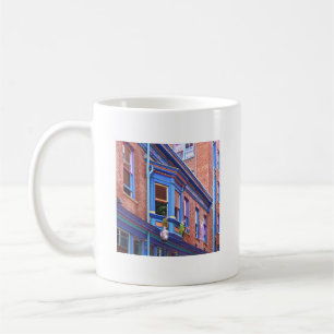 Caneca De Café Easton PA - Street With Bay Window