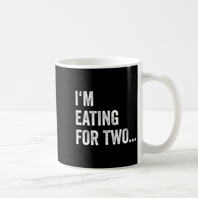 Caneca De Café Eating For Two Drinking For Three Couples Shirts _ (Direita)