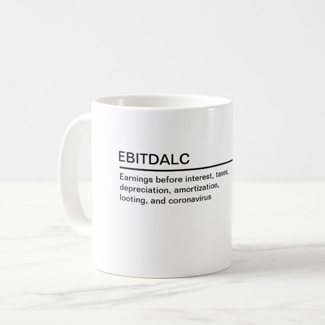 CANECA DE CAFÉ EBITDALC (Frente Esquerda)