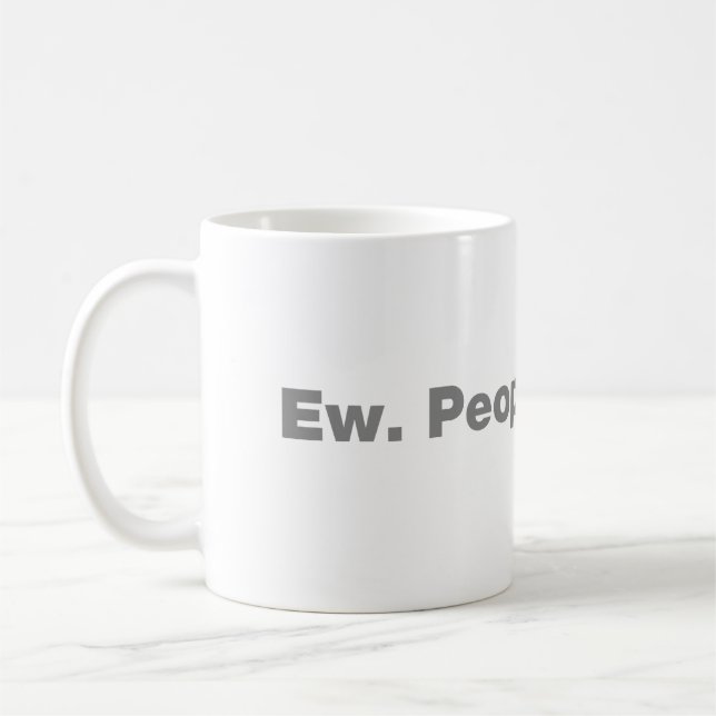 Caneca De Café Eca. Pessoas. (Esquerda)