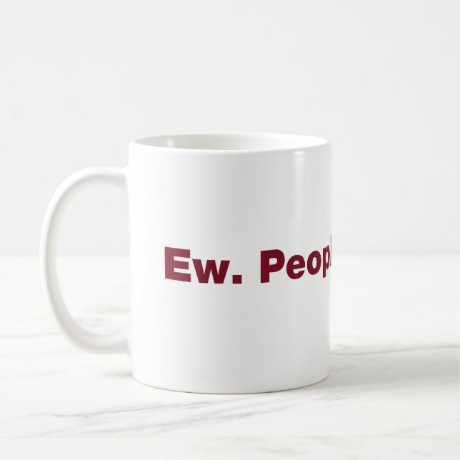 Caneca De Café Eca. Pessoas. (Esquerda)