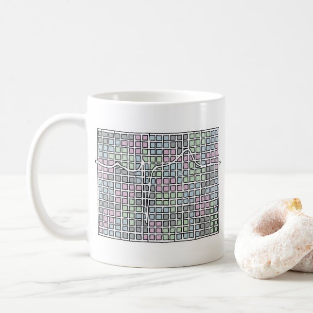 Caneca De Café ECG Maze Mug (Com Donut)