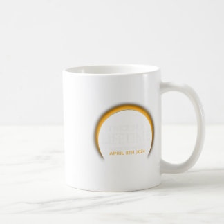 Caneca De Café Eclipse Duas Vezes Na Vida Solar Eclipse 2024