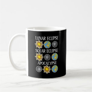 Caneca De Café Eclipse Solar Eclipse Solar Apocalypse Espaço Engr