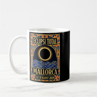 Caneca De Café Eclipse Solar em Maiorca 2026 - Modernista Catalão
