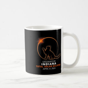 Caneca De Café Eclipse Solar Total de Indiana 2024 1